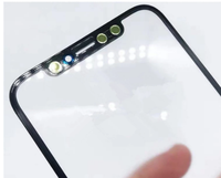 Verre d'écran avant avec cadre et film OCA 3-en-1 pour iPhone X XS Max XR 11 11 PRO 12 12 13 14 15 16 17 17PM – Verre avec OCA
