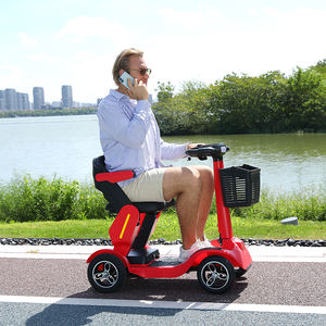 Elektrikli Engelli Yaşlı Mobilite <span class=keywords><strong>Scooter</strong></span>'ı 4 Tekerlekli Su Geçirmez Lityum Pil 500W Motor 55KM Menzil LED Işıklar Hafif - Product Image 2
