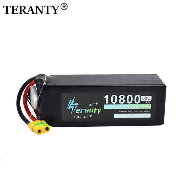 TERANTY Lipo Battery 2S 3S 4S 6S 10800mAh With T XT60 XT90 XT90S Plug for RC FPV Airplane Helicopter RC Car Truck Tank Drone