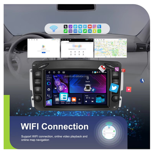 Autoradio Android Podofo 7'' 4+64G avec CarPlay/Android Auto sans fil pour Mercedes-Benz/CLK/W209/E-W210/Classe C/ Radios pour voitures - Product Image 4