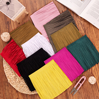 Frange en similicuir suédé double face en PU pour la couture DIY, la confection de robes, l'artisanat, les chapeaux, les sacs et la décoration de chaussures – Vente en gros