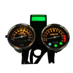 Compteur de vitesse moto accessoires pour moto Suzuki <span class=keywords><strong>125</strong></span> avec rétroéclairage 6 couleurs tableau de bord pour GN <span class=keywords><strong>125</strong></span> <span class=keywords><strong>Intruder</strong></span> - Product Image 1