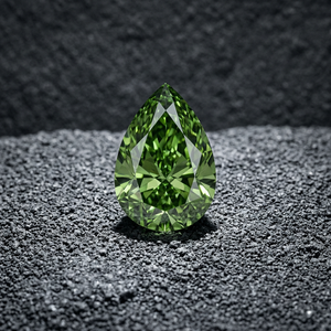 AURALUXURIA Diamante Verde Corte Pera Cultivado en Laboratorio Claridad VS1 Color Verde Fantasía Diamante Suelto LG32 Certificado IGI para Joyería - Product Image 4