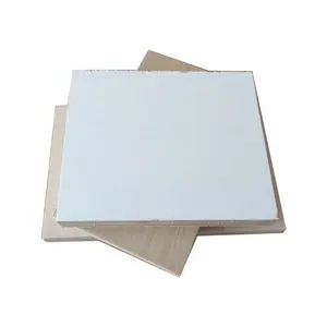 定制尺寸白色层压三聚氰胺中密度纤维板/胶合板/家具刨花板