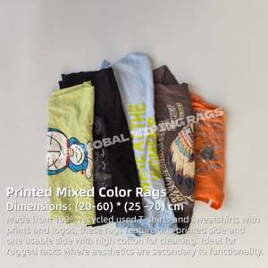 Trapos de Algodón de Colores para Limpieza Industrial, Formulados para Mantenimiento de Equipos de Fabricación - Product Image 2