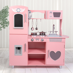 Ensemble de jouets de <span class=keywords><strong>cuisine</strong></span> en bois multifonctionnels, réfrigérateur, vaisselle, <span class=keywords><strong>simulation</strong></span> pour garçons et filles de 2 à 13 ans - Product Image 3