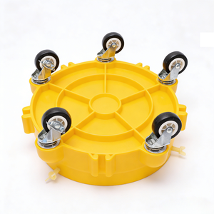 WB-P016 Seau de lavage de voiture <span class=keywords><strong>mobile</strong></span> multifonctionnel transparent avec roues, tabouret de detailing et conteneur de rangement pour nettoyage - Product Image 3