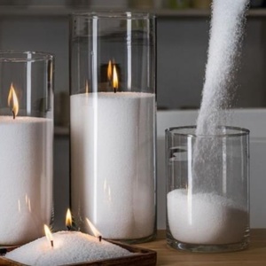 Velas de Arena de Perla al por Mayor, Velas Reutilizables de Cera Natural Personalizadas, Decoración para el Hogar y Bodas, Velas de Arena Perfumadas Blancas Coloridas Hechas a Mano - Product Image 1