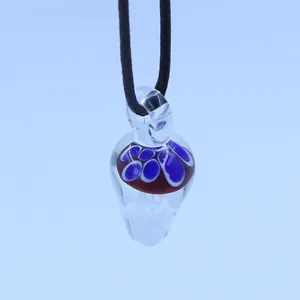 New Arrival Women Jewelry Murano Lampwork Glass Jellyfish Necklace Pendant