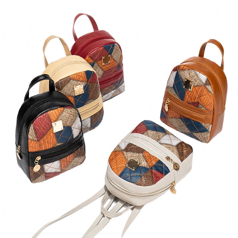 designer backpack mini LEWHISPER LeWhisper up diamond stitching Designer Backpack With Stones Small