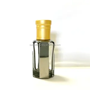 3ml 6ml 12ml nero/bianco attar OUD oil bottiglia di profumo in vetro con confezione regalo