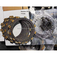 Kits de plaque de disque de friction d'embrayage plaque en acier avec ressorts pour pièces de quad ATV UTV YFZ 350 YFZ350 BANSHEE 350 350cc