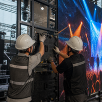 Pantalla LED 4K para Exteriores P6 de Alquiler para Escenarios, 120Hz Ultra Alta Frecuencia de Actualización, IP65 Impermeable, Panel de Video LED Ligero de Aluminio Fundido a Presión