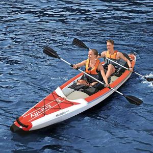 PF Kayak Inflatable Rowing Boats 10ft 2 People Drop Stitch Canoe <b>Surfing</b> Boat for Sale KAYAK BOAT Inflatable Rowing Boat PF Kaya - Product Image 4