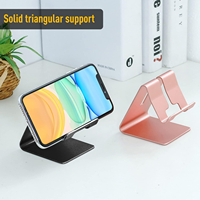 Support de téléphone, support de téléphone de bureau, adapté au bureau, à la maison, à l'école Support de station d'accueil de téléphone en métal compatible avec la tablette iPhone 14 13