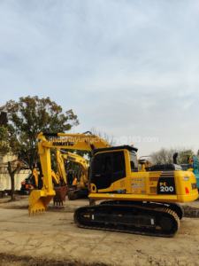 Excavadora Komatsu PC200 Japonesa de Segunda Mano, 20 Toneladas, Equipo de Construcción, Motor con 1 Año de Garantía, Capacidad de Cucharón de 1M - Product Image 2