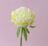 Bunga Peony buatan 32cm, bunga Peony sutra tunggal gaya Modern warna-warni untuk dekorasi pernikahan rumah Hari Ibu