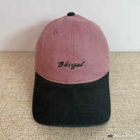 Gorra de Béisbol de Alta Calidad con Bloques de Color Morandi, Bordado de Letras, Estilo Trucker, Deportiva Casual, OEM, Pedidos Pequeños Disponibles, Personalizable