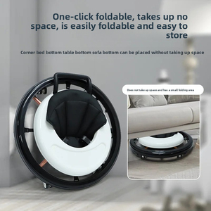 Trotteur multifonctionnel avec cadre en plastique anti-renversement pour bébés de 5 à 18 mois Poussette pour enfants Anti-O-Leg pour s'asseoir - Product Image 3