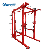 Cage de musculation professionnelle robuste, personnalisable OEM/ODM, directement de l'usine, multifonctionnelle, avec machine Smith et rack à squats
