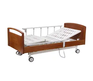 HH/DDC-II-001 سرير رعاية للمسنين، سرير مستشفى رعاية منزلي منحني جانبي