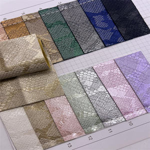 Gran oferta 2025 de cuero vegano PU metálico con respaldo de terciopelo adhesivo para hacer zapatos bolsa decoración artesanía DIY juguete de dibujos animados - Product Image 2