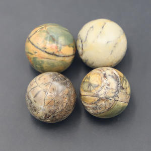 Cuentas de bola de piedra natural unisex de 20mm, esfera redonda de piedras preciosas DIY sin agujero - Product Image 4