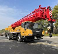 Grue sur camion Sany d'occasion de 25 tonnes à vendre – Matériel de levage pour la manutention portuaire, les travaux de carrière et les entrepreneurs en construction