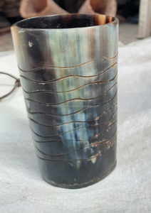 Natural Horn Ceramic <b>Cups</b> Handcrafted Natural Horn Collection - Product Image 4