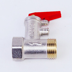 Van Góc Đồng Thau Thị Trường Đông Nam Á 0,9mpa C.p. Kèm Van Góc Một Chiều Kích Thước 1/2 Mặt Bích - Product Image 1