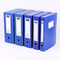Carpeta de Archivo Vertical de Plástico con Ranura para Tarjetas, para Gabinete de Oficina, Cajón, Organizador de Documentos