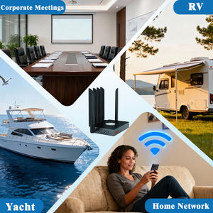 Yeacomm เราเตอร์ CPE ไร้สาย NR820ปลดล็อคพิเศษ5G SDX75วอลคอมม์ dual-band WIFI 6 2ซิมสล็อตสำหรับโมเด็ม NSA VPN - Product Image 6