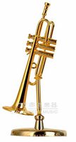 Plaqué or Mini Tuba Mini Cor Sousaphone Trompette Saxophone Cornet Or Musique Art