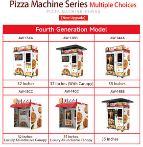 Máquina Expendedora Automática de Pizza Caliente al por Mayor con Sistemas de Pago con Monedas, Códigos QR y Fichas, Fabricada en Guangzhou, China - Product Image 3