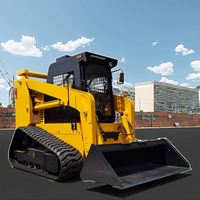 Chargeuse compacte sur chenilles diesel de 2 tonnes et 1,5 tonne, fabriquée en Chine, pour la vente