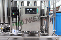 Système de purification d'eau potable purifiée 2000 LPH, système de dessalement par osmose inverse