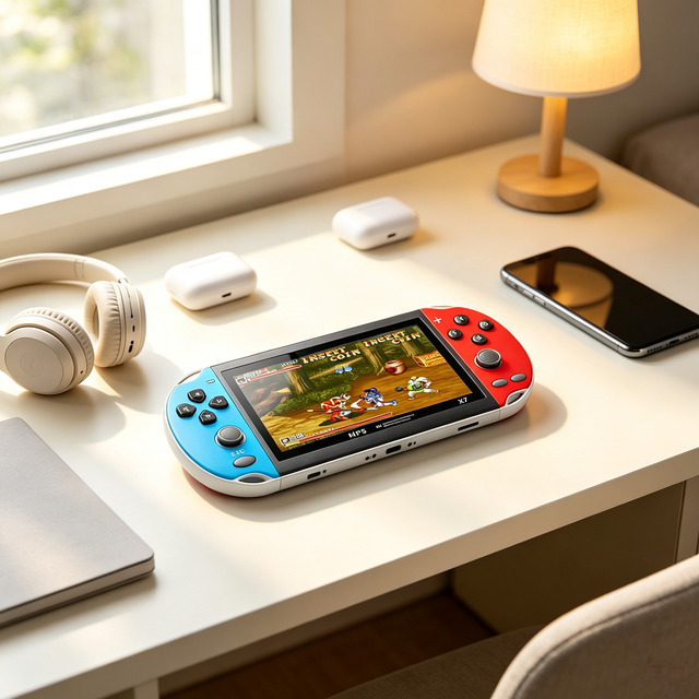 X7 4.3inch Handheld Game Console IPS Screen Portable Video Game Player Game Console