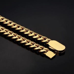 Most Selling Moissanite Diamond Cuban Chain Necklace For Men Women And Fashion Accessories Available At Reasonable Price - Product Image 2