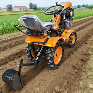 Micro-cultivateur diesel 12 CV, outil <span class=keywords><strong>de</strong></span> labour rotatif pour vergers et jardins potagers - Product Image 3