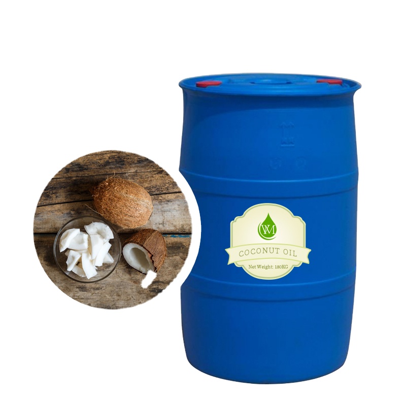 Эфирное масло, Сыпучие Экстра девственные 100% чистые органические кокосовое масло оптом для косметического массажа пищевого класса