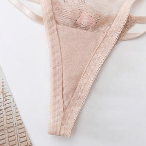 Hipster Cute Lace Fabric Mesh Visible Tiny Sexy Moda <span class=keywords><strong>de</strong></span> <span class=keywords><strong>mujer</strong></span> Tangas - Product Image 4