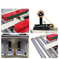 Machine de scellage automatique de boîtes en carton électrique pour l'emballage des vêtements et des boissons, scellage à froid haute efficacité