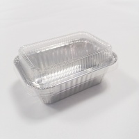 Barquettes en aluminium colorées jetables de qualité alimentaire pour poudings, avec couvercle en plastique PET - Barquettes à gâteaux 104*75*34mm 150ml