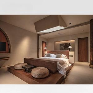 Современный комплект мебели для гостиничных номеров из массива дерева для коммерческого использования, с возможностью индивидуальной настройки - Product Image 1