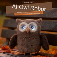 Jouet en peluche interactif vocal AI pour enfants, apprentissage de l'histoire, jeu familial, cadeau d'anniversaire, robot de service en silicone