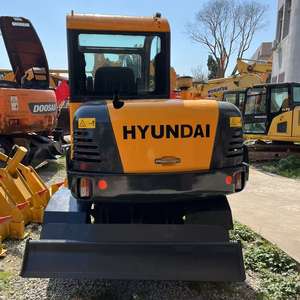 Matériel de construction HX60pro HX60G HX60 Hyundai près de 100% mini-pelles d'occasion route ferme rivière travaux miniers - Product Image 6