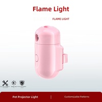 Jouet d'exercice pour animaux de compagnie, moderne, écologique, réaliste, simple et mignon, en plastique, pour chats et chiens, avec éclairage d'ambiance LED au sol, photo automatique