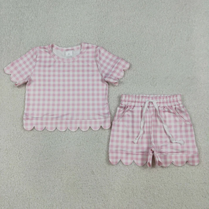Listo para Enviar, Ropa Infantil al por Mayor, Conjunto de Pantalones Cortos con Volantes Amarillos para Niñas - Product Image 6