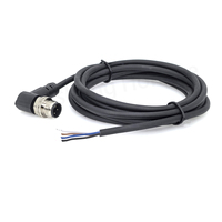 Câble M12 à connecteur A-Code vers extrémité ouverte (fil nu) |   Câble blindé PUR 2 3 4 5 6 8 12 17 broches |   90 °   ou mâle/femelle droit pour capteur