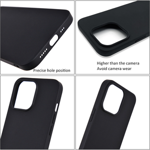 Per <span class=keywords><strong>iPhone</strong></span> 13 Pro Cover posteriore in Tpu solido custodia per cellulare in TPU nero opaco personalizzata per <span class=keywords><strong>iPhone</strong></span> 13 12 11 Pro Max SE2 8 7 <span class=keywords><strong>6s</strong></span> <span class=keywords><strong>Plus</strong></span> - Product Image 5